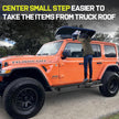The special structural design not only allows the bars to fit more closely to the truck, but also better protects the Wrangler rocker panel from potential damage, no matter in the case of city driving or off-road adventures.