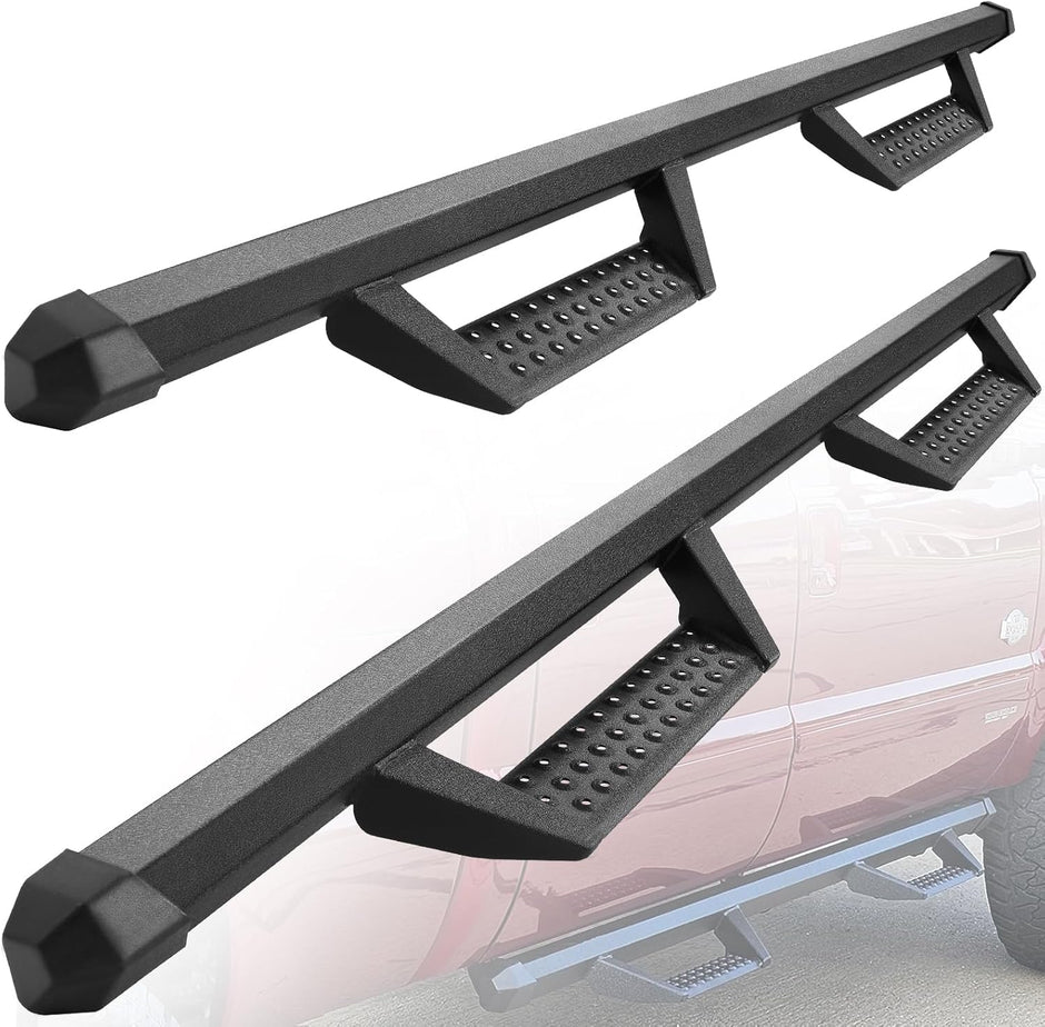 BINARY STAR Running Boards Compatible with Vehicle 2021-2025 Ford Bronco 4 Doors, 4.7 Inches Drop Down Side Steps, Bronco Side Bars, Bronco Step Bars Side Bars Nerf Bars Made with Carbon Steel.