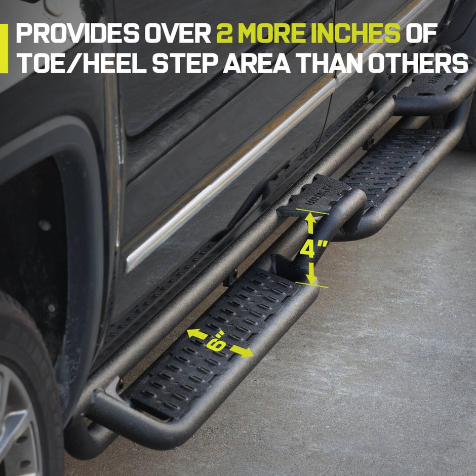 Two wide main steps are located lower, providing a solid support point for passengers to get on and off. This design balances practicality and safety, making every trip more convenient and hassle-free.