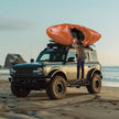 Running boards are made of heavy-duty carbon steel. The 3-tube design brings the step bar closer to the Bronco body. The main support tube is a thickened construction design with a diameter of 2 inches.