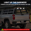 It comes with three led light bars for provide illumination during nighttime driving. and it provides warning lighting to avoid vehicle collision and ensure driving safety.