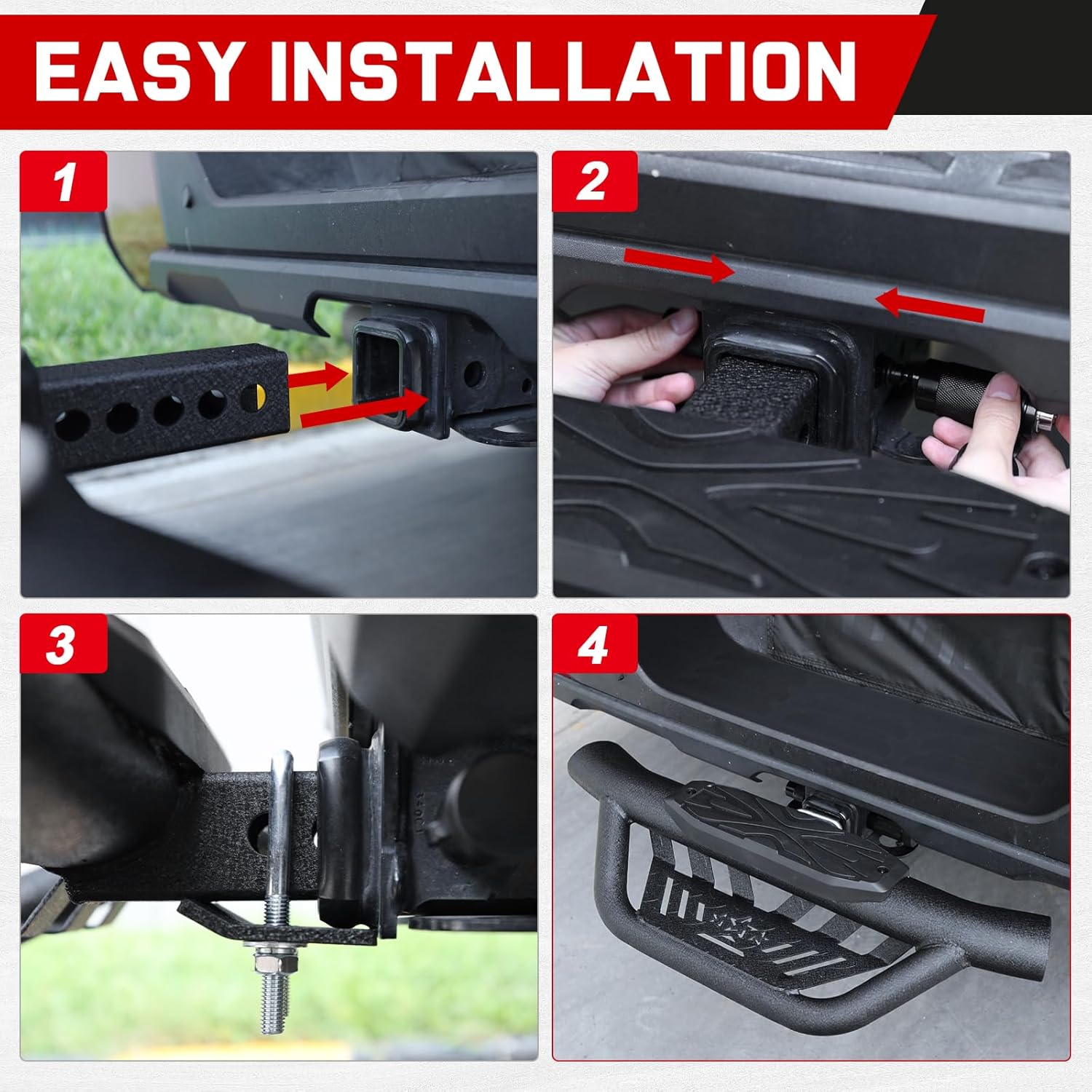 BINARY STAR Double Layer Tow Hitch Step for 2