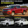 Truck Running Boards Compatible with Chevy Colorado/ Gmc Canyon 2015-2025 Extended Cab Double Cab with 2 Full-size Front Doors and 2 Half-size Rear Doors. It Does Not for Crew Cab with 4 Full-size Doors.