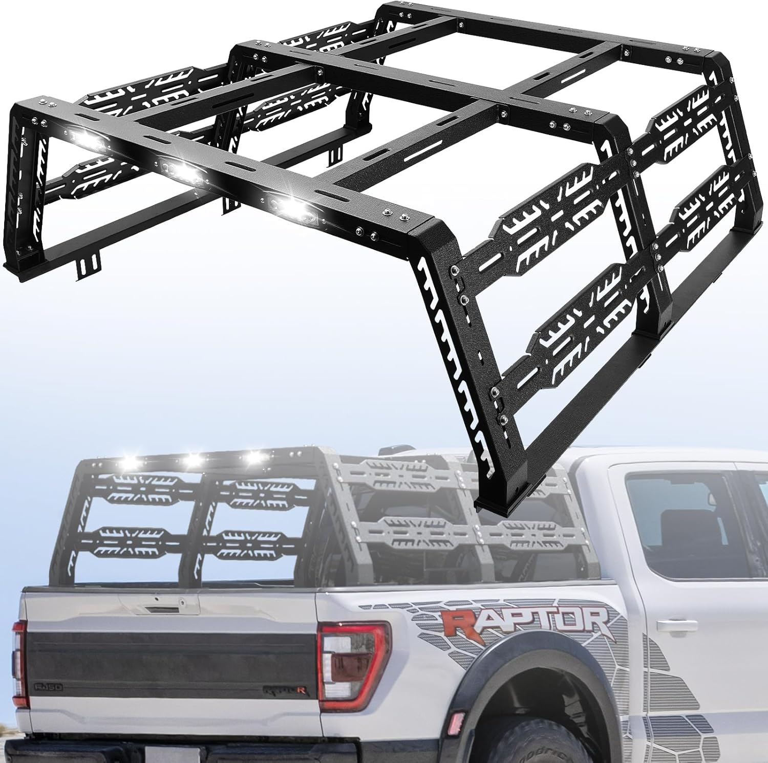 Binary Star Overland Bed Rack for Full Size Truck 22.5