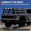 It comes with three led light bars for provide illumination during nighttime driving. and it provides warning lighting to avoid vehicle collision and ensure driving safety.