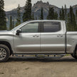 The extended length extends from the rear of the front wheel through the truck cab to the front of the rear wheel, giving you an all-round boost from the different functional and positional layouts of the side steps. The Gladiator running board fits close to the body curves, making the body better protected from collisions.