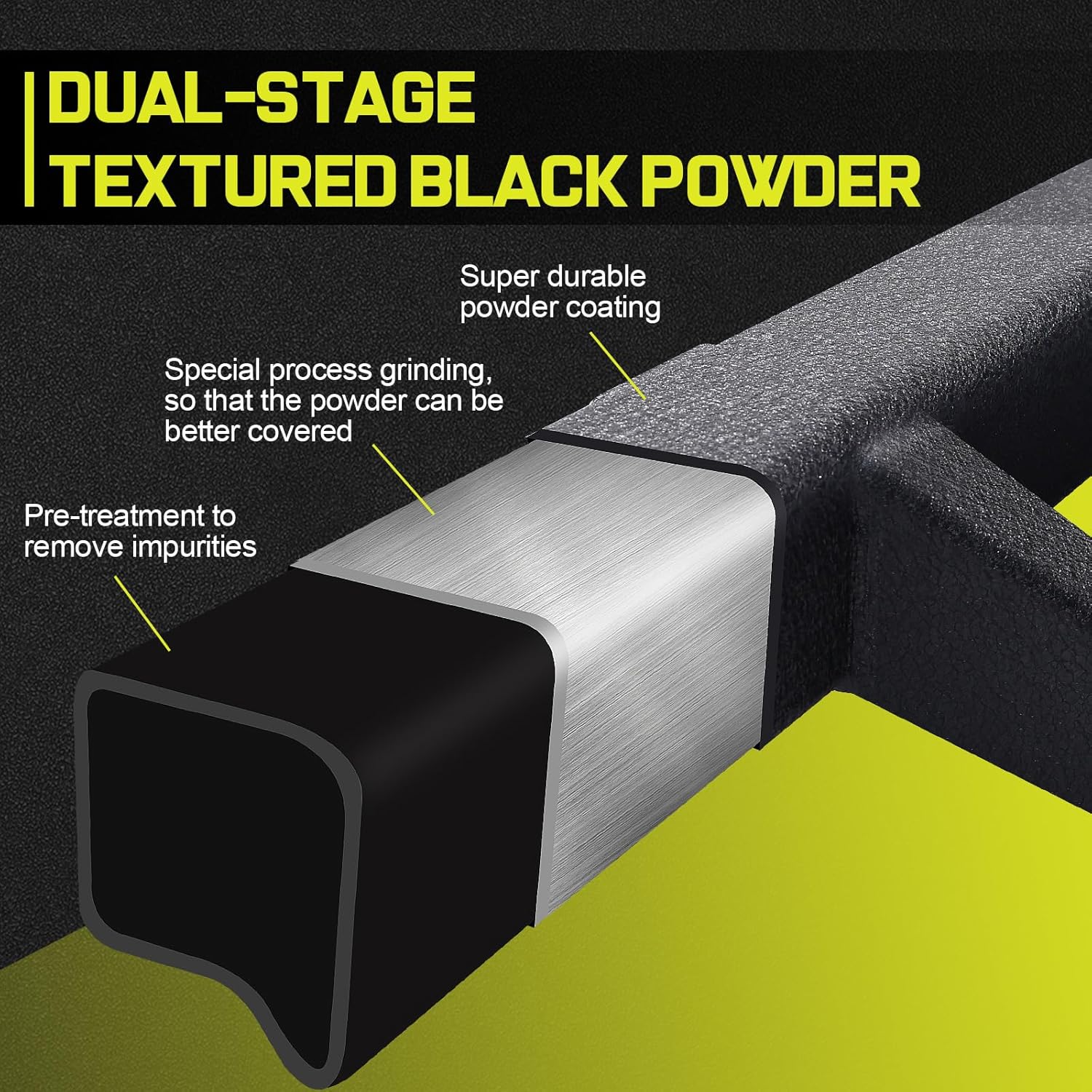 Considering The Climate of Different Seasons, Our Tundra Step Bars Surface Is Powder Coated With A Unique Rust-resistant Black Finish.