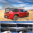 Truck bed rack compatible with 2004-2025 Ford F-150/2009-2025 Dodge Ram/2004-2025 Nissan Titan/2016-2025 NissanTitan Xd/2014-2025 Silverado 1500/Sierra 1500（Only 6.5FT）/2007-2024 Toyota Tundra, for trucks (This bed rack will not work with a tonneau cover）