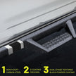 BINARY STAR rock rails design running boards protect the sides and chassis while allowing for easy passenger access.