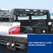  No drilling, cutting, or modification required—simply assemble and mount. Includes all necessary hardware and instructions for a hassle-free setup. Securely bolts onto your truck bed rail system with everything provided for a worry-free installation.