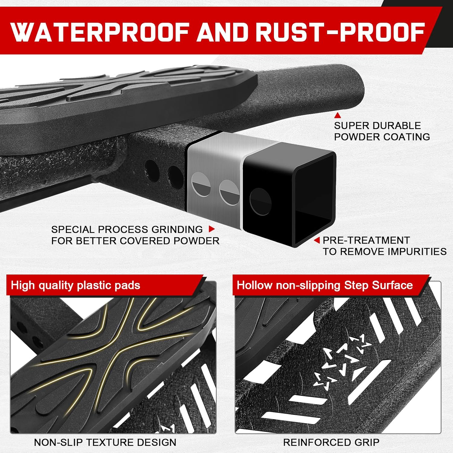 BINARY STAR Double Layer Tow Hitch Step for 2