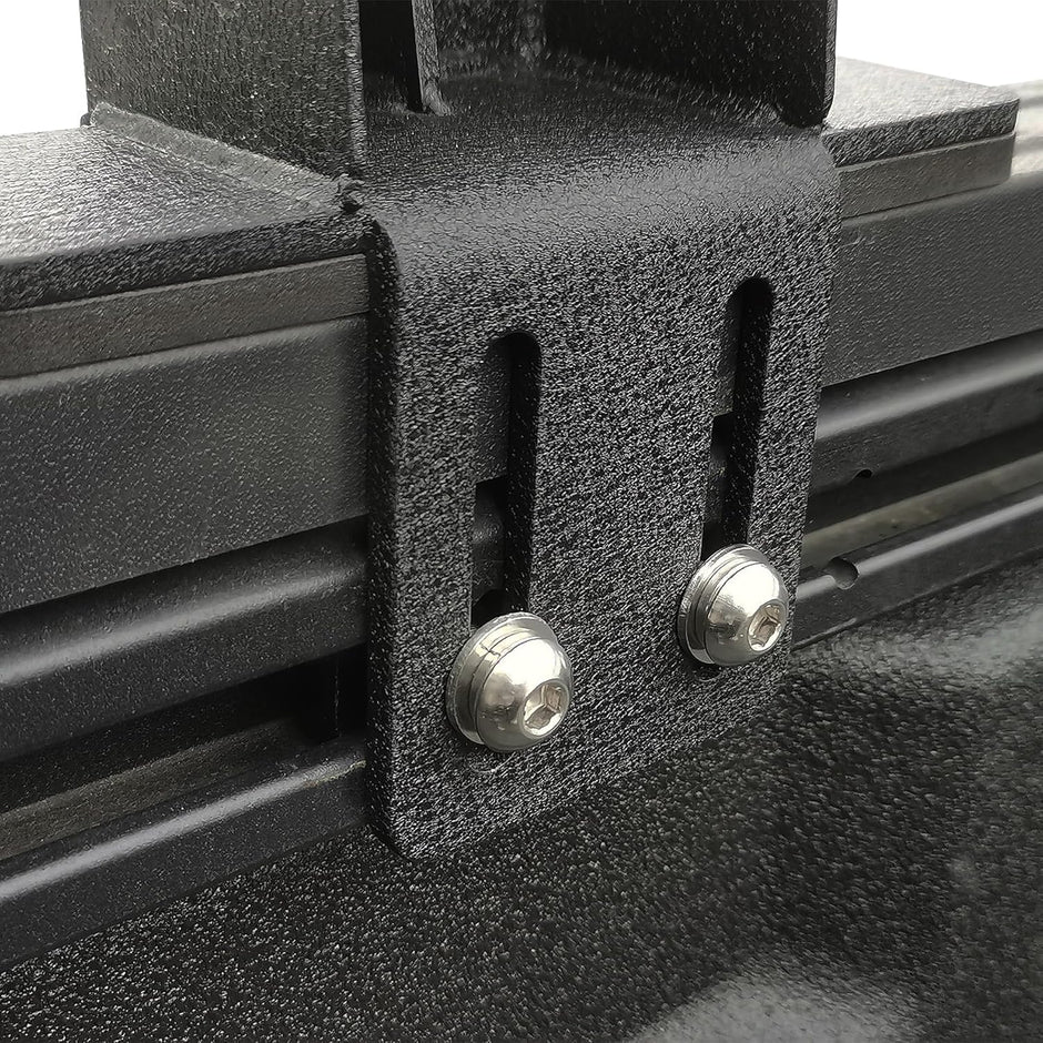 No Drilling, Cutting, Or Modifications Required. Assembly Is Required. Mounting Hardware And Instruction Guide Are Included. It Securely Bolts Onto Your Truck's Bed Track System And Comes With All The Necessary Hardware For A Hassle-free Installation.