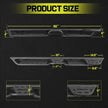 Detailed instructions are included, and you don't need any special tools like air tools or power tools. Each package comes with two step bars, brackets, and all mounting hardware.