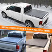 The bed cover closed design can effectively prevent dust, sand, ice and snow from entering the lathe, truck topper prevent water and soil from accumulating on the surface of the truck, and keep the body clean even in bad weather.