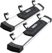 6 Inch Running Boards for Silverado 1500 Regular Cab 2007-2018 | 2007-2019 Silverado/Sierra 2500HD 3500HD Single Cab Side Steps, Anti-Slip & Rust Nerf Bar High Light Stainless Steel Step Bar