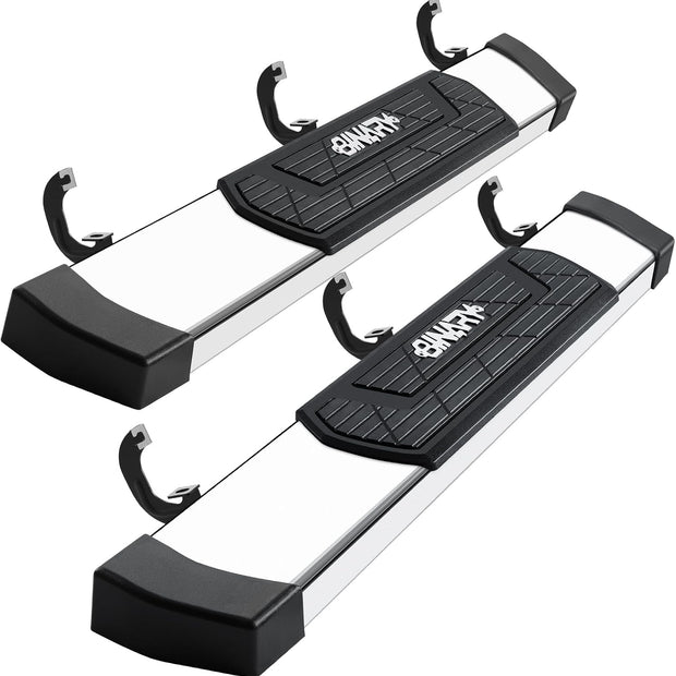6 Inch Running Boards for Silverado 1500 Regular Cab 2019-2026 | 2020-2026 Silverado/Sierra 2500HD 3500HD Single Cab Side Steps, Anti-Slip & Rust Nerf Bar High Light Stainless Steel Step Bar