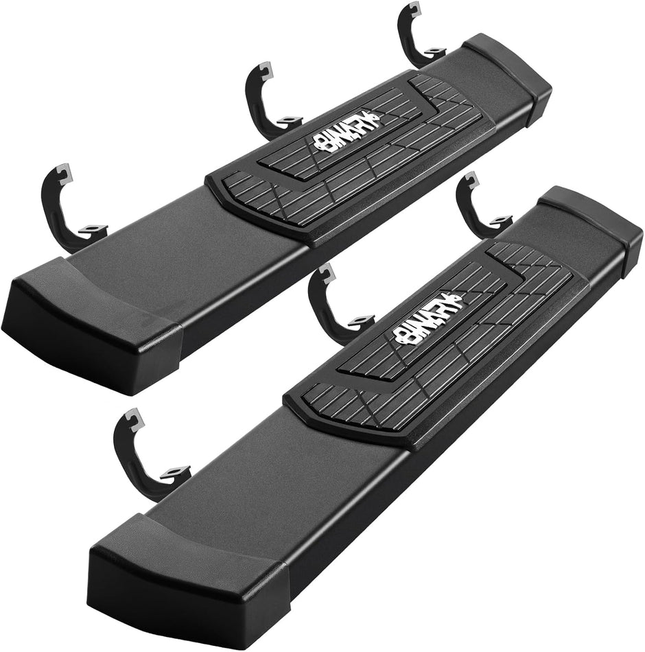 6 Inch Running Boards for 2019-2026 Silverado 1500 Regular Cab | 2020-2026 Silverado/Sierra 2500HD 3500HD Single Cab Side Steps, Anti-Slip & Rust Nerf Bars Heavy-Duty Carbon Steel Step Bars
