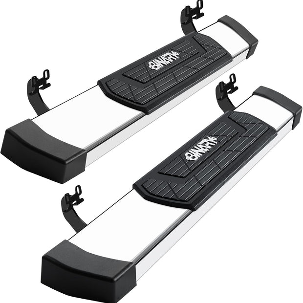 BINARY STAR 6 Inch Truck Running Boards for Ford F150 Regular Cab 2004-2014 | F150 Single Cab Step Rail, Anti-Slip Pad Side Steps, High Light Stainless Steel Anti-Rust Step Bars, Bolt-on Movable Slider