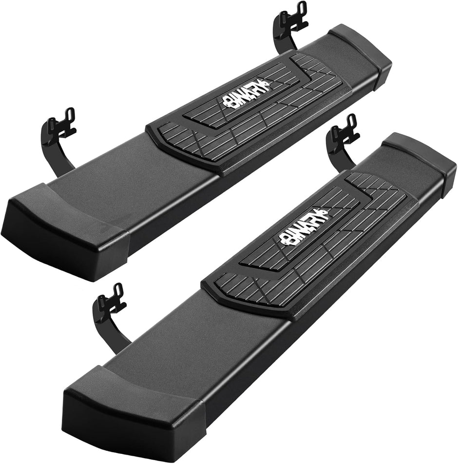 Truck running boards compatible with 2004-2014 Ford F150 Single Cab. It does not fit for SuperCrew Cab or Super Cab
