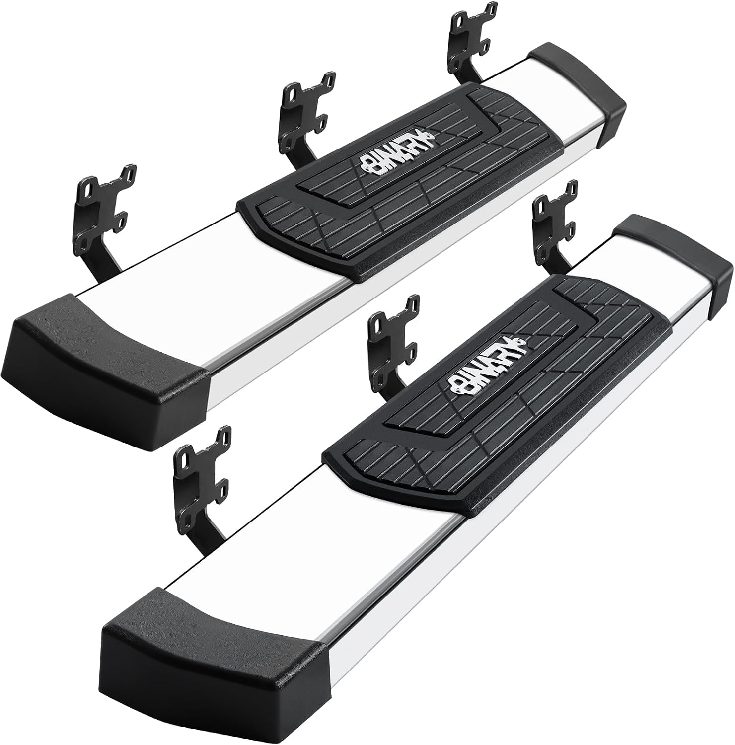 6 Inch Running Boards for Ford F250 F350 Regular Cab 1999-2016 | F450 F550 Single Cab Step Rail, Anti-Slip Side Steps, High Light Stainless Steel Anti-Rust Nerf Bars, Movable Slider Bolt-on