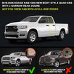 Truck running boards compatible with 2019-2026 dodge ram 1500 new body style quad cab with 2 narrow rear doors. Not compatible with crew cab with 4 full-size doors. Does not compatible with ram 2500 3500 or ram classic model.