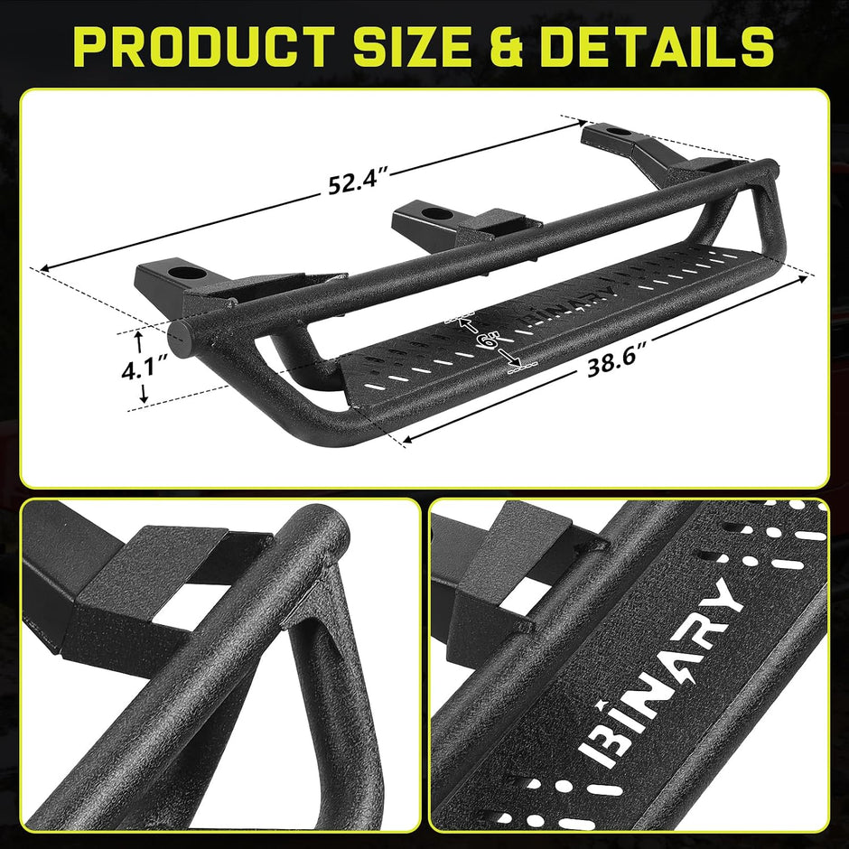 Easy Installation: The package includes two foot pedals, brackets, mounting hardware, and detailed instructions. No special installation equipment such as pneumatic tools is required, and installation can be completed effortlessly without cutting or drilling.