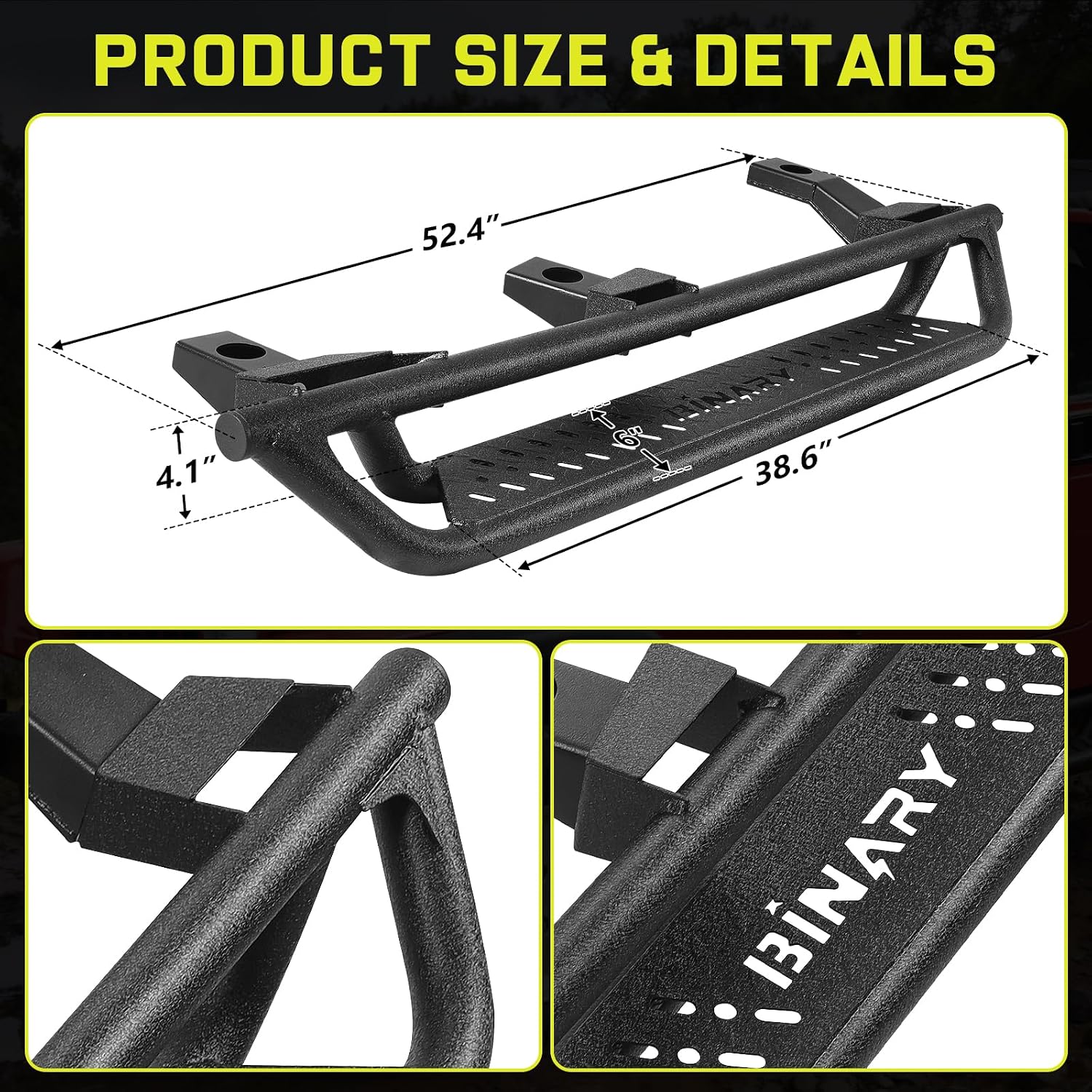 Easy Installation: The package includes two foot pedals, brackets, mounting hardware, and detailed instructions. No special installation equipment such as pneumatic tools is required, and installation can be completed effortlessly without cutting or drilling.