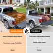 When folded up compactly, this quad-fold silverado bed covers give you full bed access, which is crucial for loading large or tall items. It can be also flipped open for quick, partial access to your entire truck bed.