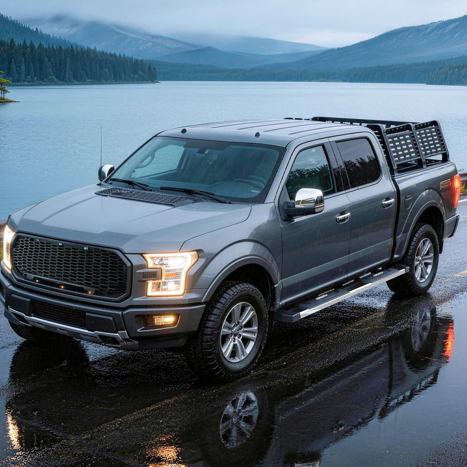 Our design is generally closer to the truck body, which will make the overall effect more beautiful, and can make the truck have better passability.
