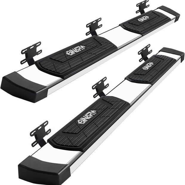 Binary Star 6 Inch Running Boards Compatible with 2019-2026 Ram 1500 Crew Cab (excl. Classic/2500/3500), Ram 1500 Rock Sliders Nerf Bars Step Bars Made with High Light Stainless Steel.